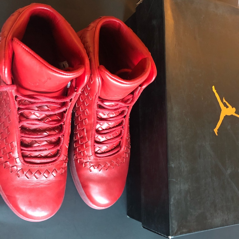 Jordan Shine Limited Edition Varsity Red Leather